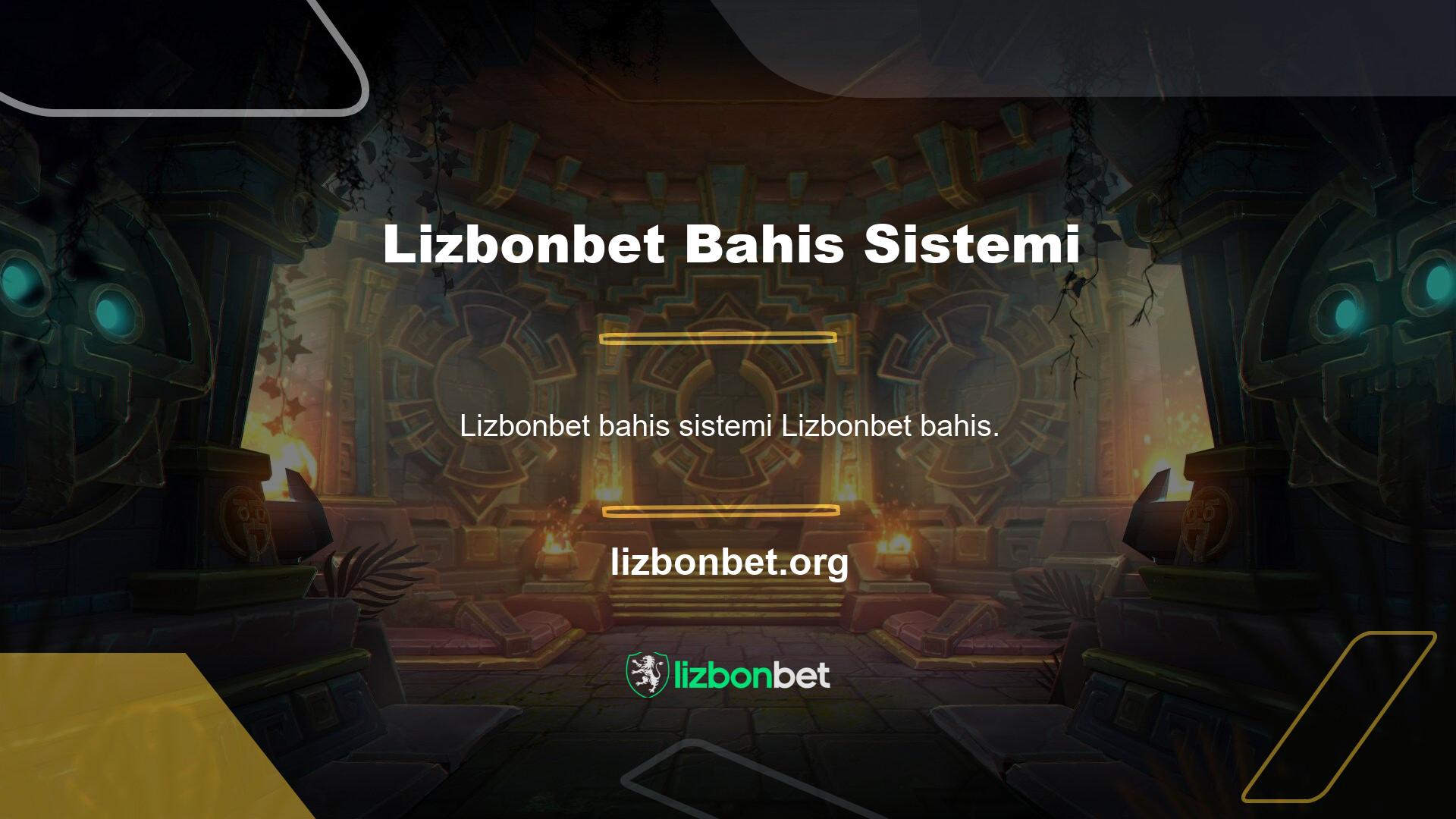 Lizbonbet bahis sisteminde oluşturduğunuz bahis kuponlarını kullanarak ihtiyaçlarınıza ve tercihlerinize uygun bir bahis sistemi tasarlayabilirsiniz