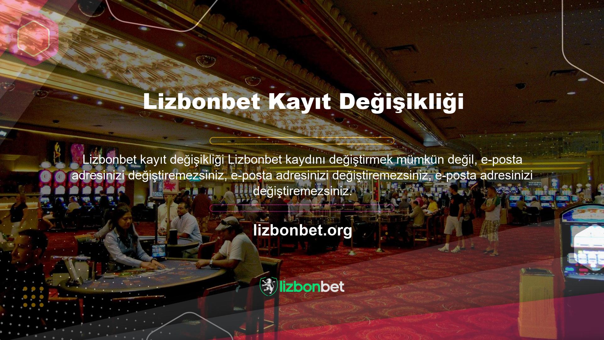 Veya Lizbonbet ile yardım ekibimiz, yeni bir e-posta adresi oluşturmayı seçebilirsiniz